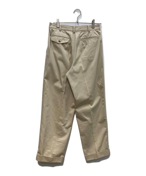 COMME des GARCONS HOMME PLUS（コムデギャルソンオムプリュス）COMME des GARCONS HOMME PLUS (コムデギャルソンオムプリュス) 2タックパンツ　AD1992 ベージュ サイズ:Mの古着・服飾アイテム