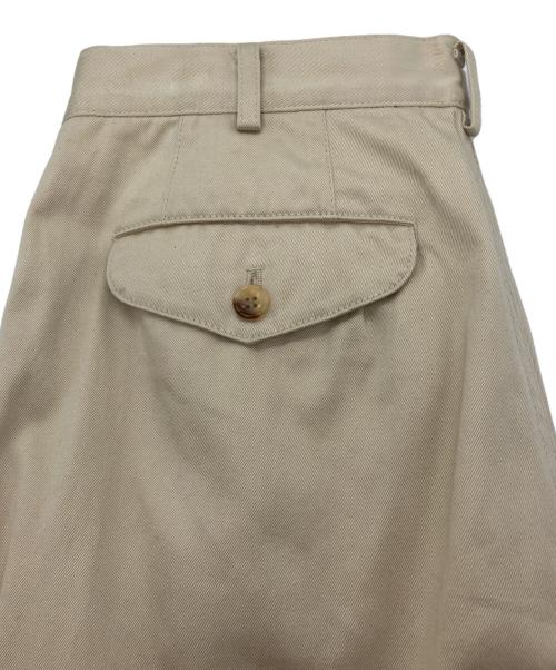 COMME des GARCONS HOMME PLUS（コムデギャルソンオムプリュス）COMME des GARCONS HOMME PLUS (コムデギャルソンオムプリュス) 2タックパンツ　AD1992 ベージュ サイズ:Mの古着・服飾アイテム