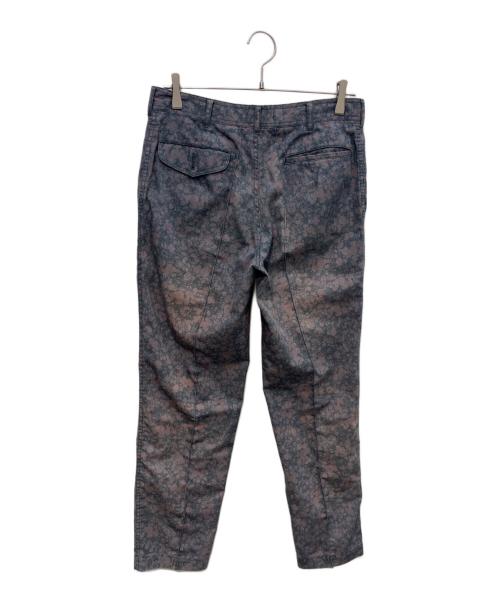 COMME des GARCONS HOMME PLUS（コムデギャルソンオムプリュス）COMME des GARCONS HOMME PLUS (コムデギャルソンオムプリュス) センターシーム総柄パンツ　AD1998 パープル サイズ:Mの古着・服飾アイテム