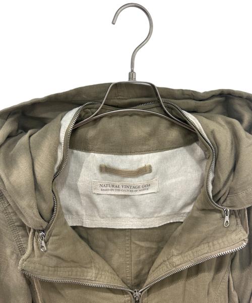NATURAL VINTAGE GOA（ナチュラル ヴィンテージ ゴア）NATURAL VINTAGE GOA (ナチュラル ヴィンテージ ゴア) gimmick bono jacket　21817132 ベージュ サイズ:Freeの古着・服飾アイテム