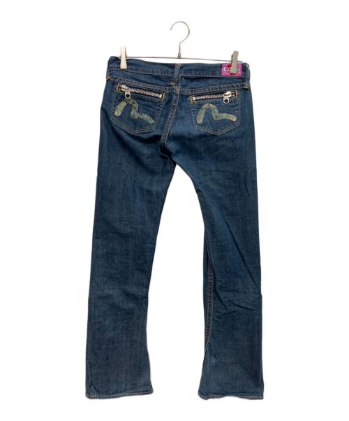 EVISU（エヴィス）EVISU (エヴィス) デカジップカモメデニムパンツ インディゴ サイズ:29の古着・服飾アイテム
