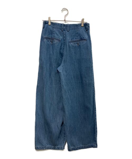 SLOBE IENA（スローブ イエナ）SLOBE IENA (スローブ イエナ) LEDENIM TUCK TROUSERデニム　25030912753030 インディゴ サイズ:38の古着・服飾アイテム