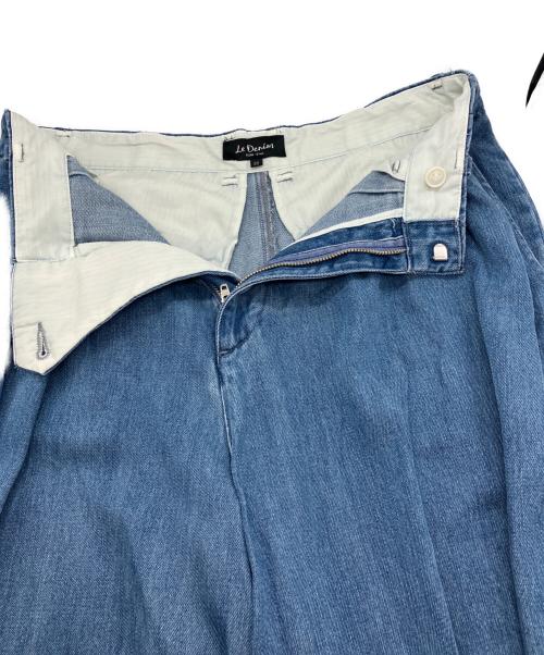 SLOBE IENA（スローブ イエナ）SLOBE IENA (スローブ イエナ) LEDENIM TUCK TROUSERデニム　25030912753030 インディゴ サイズ:38の古着・服飾アイテム