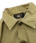 中古・古着 RRL (ダブルアールエル) ヘリンボーンミリタリーシャツ カーキ サイズ:S：8000円