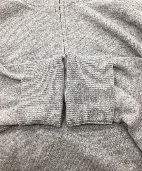 POLO RALPH LAUREN（ポロ・ラルフローレン）POLO RALPH LAUREN (ポロ・ラルフローレン) エルボーパッチハーフジップニット グレー サイズ:Mの古着・服飾アイテム