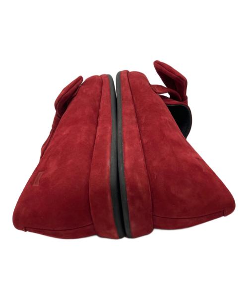 CAMPER（カンペール）CAMPER (カンペール) リボンフラットシューズ レッド サイズ:39の古着・服飾アイテム