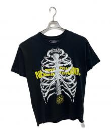 NEIGHBORHOOD（ネイバーフッド）の古着「ボーンプリントTシャツ」｜ブラック
