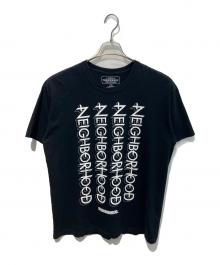 NEIGHBORHOOD（ネイバーフッド）の古着「ロゴプリントTシャツ」｜ブラック