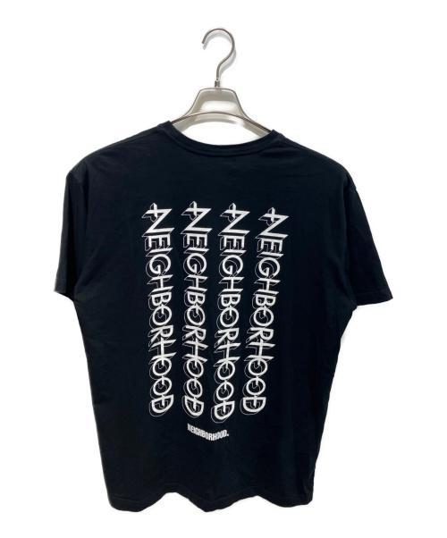 NEIGHBORHOOD（ネイバーフッド）NEIGHBORHOOD (ネイバーフッド) ロゴプリントTシャツ ブラック サイズ:XLの古着・服飾アイテム