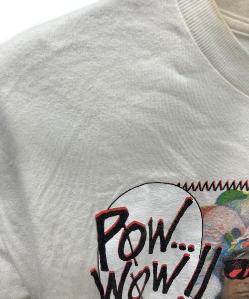 stussy（ステューシー）stussy (ステューシー) 00sPOW WOWネイティブアメリカンTシャツ ホワイト サイズ:Lの古着・服飾アイテム