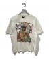 stussy（ステューシー）の古着「00sPOW WOWネイティブアメリカンTシャツ」｜ホワイト