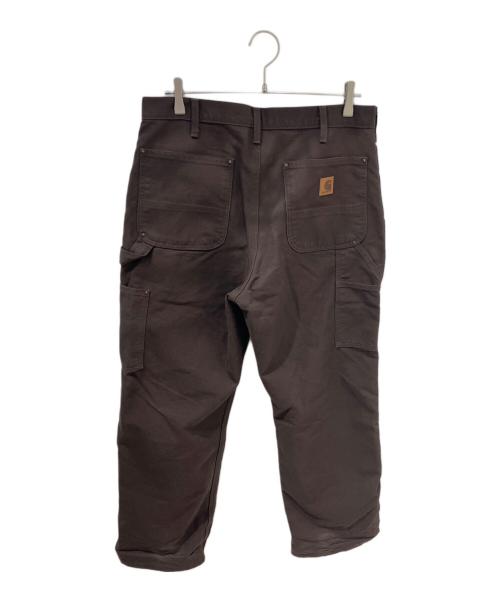 CarHartt（カーハート）CarHartt (カーハート) ダブルニーダックパンツ　B136 DKB ブラウン サイズ:32の古着・服飾アイテム