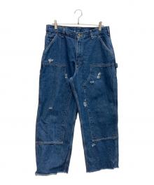 CarHartt（カーハート）の古着「ダブルニーデニムパンツ　B73-DST」｜インディゴ