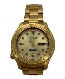 CITIZEN×X-LARGE（シチズン×エクストララージ）の古着「DIVER DESIGN　921050297」｜ゴールド
