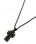 DOLCE & GABBANAドルチェ＆ガッバーナ）の古着「クロスチェーンネックレス」｜シルバー