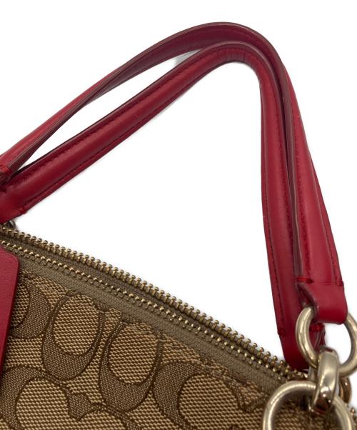 COACH（コーチ）COACH (コーチ) 2WAYバッグ　シグネチャー　F36625 ブラウン サイズ:-の古着・服飾アイテム