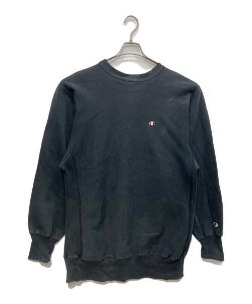 Champion（チャンピオン）Champion (チャンピオン) 90sリバースウィーブスウェット　 刺繍タグ　メキシコ製 ブラック サイズ:XXLの古着・服飾アイテム