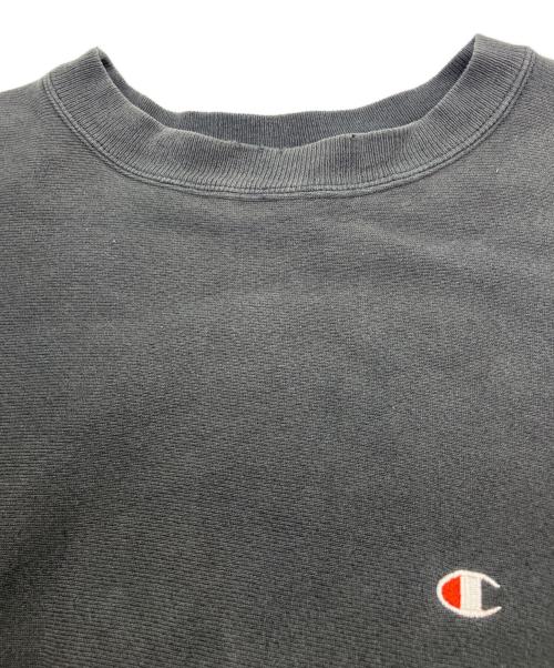 Champion（チャンピオン）Champion (チャンピオン) 90sリバースウィーブスウェット　 刺繍タグ　メキシコ製 ブラック サイズ:XXLの古着・服飾アイテム