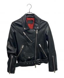 ALL SAINTS（オールセインツ）の古着「BILLIE BIKER ダブルライダースジャケット」｜ブラック
