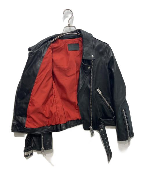 ALL SAINTS（オールセインツ）ALL SAINTS (オールセインツ) BILLIE BIKER ダブルライダースジャケット ブラック サイズ:XSの古着・服飾アイテム