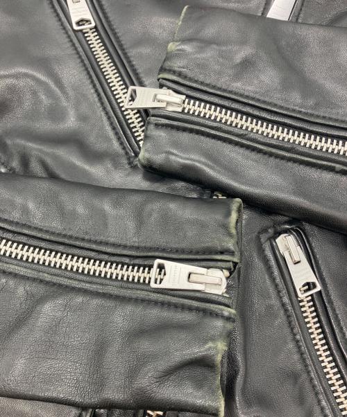 ALL SAINTS（オールセインツ）ALL SAINTS (オールセインツ) BILLIE BIKER ダブルライダースジャケット ブラック サイズ:XSの古着・服飾アイテム