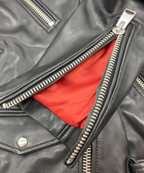 ALL SAINTS（オールセインツ）ALL SAINTS (オールセインツ) BILLIE BIKER ダブルライダースジャケット ブラック サイズ:XSの古着・服飾アイテム