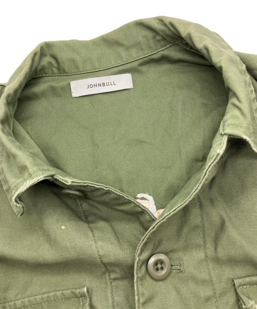 JOHNBULL（ジョンブル）Johnbull (ジョンブル) SAWAKO NINOMIYA (サワコ ニノミヤ) Genius Military shirt オリーブ サイズ:Freeの古着・服飾アイテム