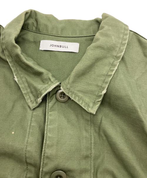 JOHNBULL（ジョンブル）Johnbull (ジョンブル) SAWAKO NINOMIYA (サワコ ニノミヤ) Genius Military shirt オリーブ サイズ:Freeの古着・服飾アイテム