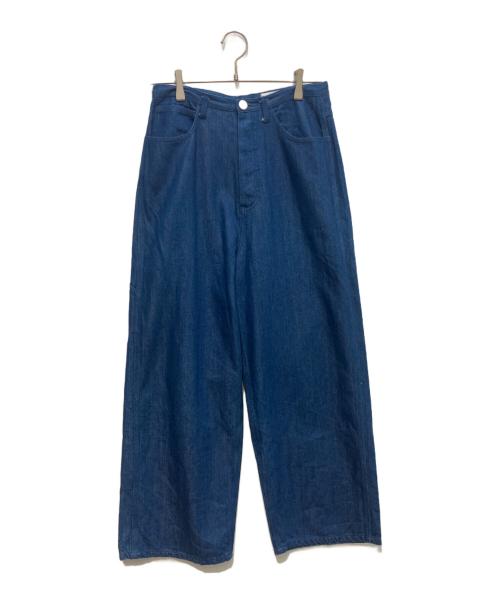 KIJI（キジ）KIJI (キジ) シンチバックデニムパンツ インディゴ サイズ:3の古着・服飾アイテム