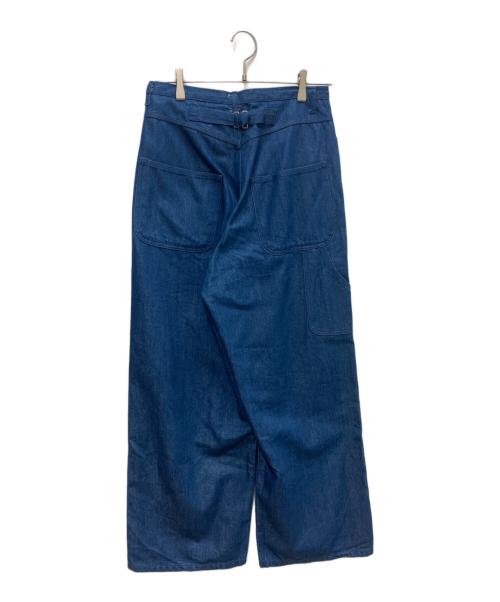KIJI（キジ）KIJI (キジ) シンチバックデニムパンツ インディゴ サイズ:3の古着・服飾アイテム