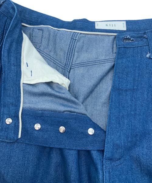 KIJI（キジ）KIJI (キジ) シンチバックデニムパンツ インディゴ サイズ:3の古着・服飾アイテム