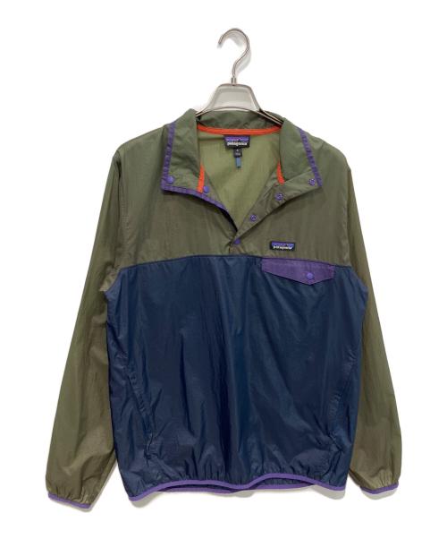 Patagonia（パタゴニア）Patagonia (パタゴニア) Houdini Snap-T Pullover ブルー サイズ:Mの古着・服飾アイテム