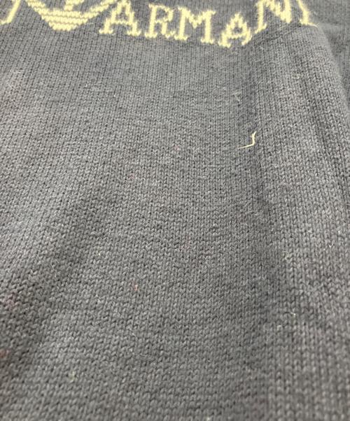 EMPORIO ARMANI（エンポリオ アルマーニ）EMPORIO ARMANI (エンポリオ アルマーニ) クルーネックニット ネイビー サイズ:50の古着・服飾アイテム