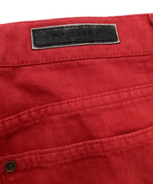 GIVENCHY（ジバンシィ）GIVENCHY (ジバンシィ) ボタンフライデニムパンツ レッド サイズ:54の古着・服飾アイテム