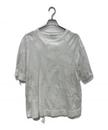 MARNI（マルニ）の古着「ジャガードTシャツ　E16THMAT49E00TCT78-JQW01」｜ホワイト