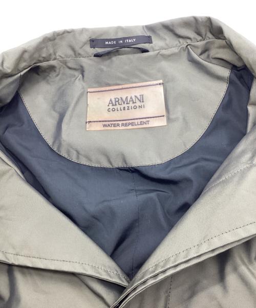 ARMANI COLLEZIONI（アルマーニ コレツィオーニ）ARMANI COLLEZIONI (アルマーニ コレツィオーニ) 比翼コート オリーブ サイズ:50の古着・服飾アイテム