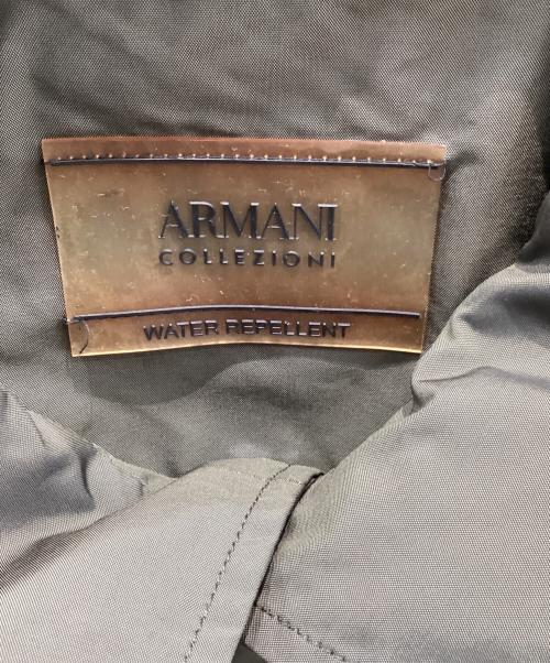 ARMANI COLLEZIONI（アルマーニ コレツィオーニ）ARMANI COLLEZIONI (アルマーニ コレツィオーニ) 比翼コート オリーブ サイズ:50の古着・服飾アイテム