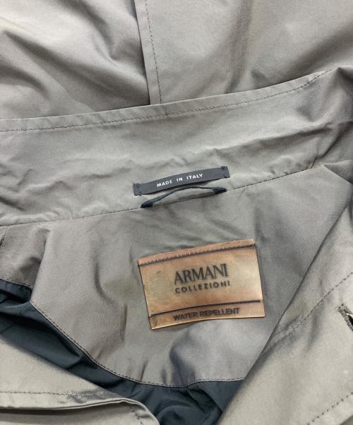 ARMANI COLLEZIONI（アルマーニ コレツィオーニ）ARMANI COLLEZIONI (アルマーニ コレツィオーニ) 比翼コート オリーブ サイズ:50の古着・服飾アイテム