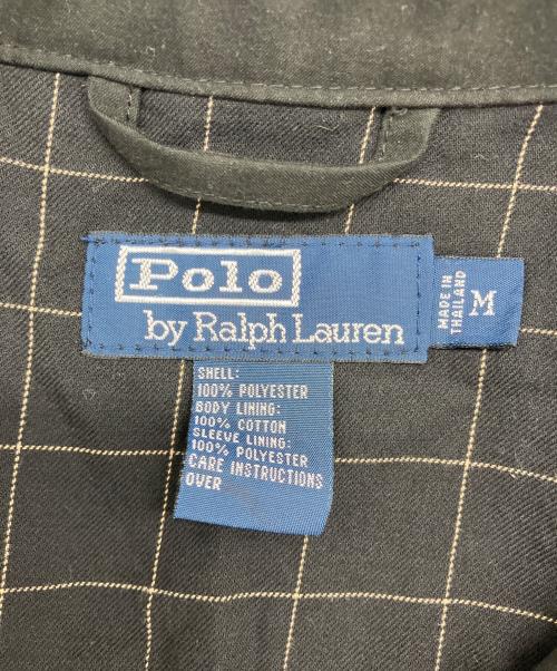 POLO RALPH LAUREN（ポロ・ラルフローレン）POLO RALPH LAUREN (ポロ・ラルフローレン) スイングトップ ブラック サイズ:Mの古着・服飾アイテム