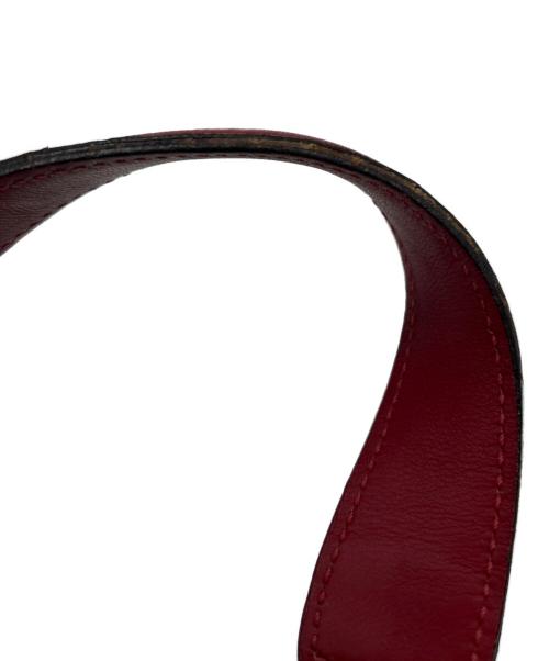 CELINE（セリーヌ）CELINE (セリーヌ) アイレットフラップハンドバッグ　OLD レッド サイズ:-の古着・服飾アイテム