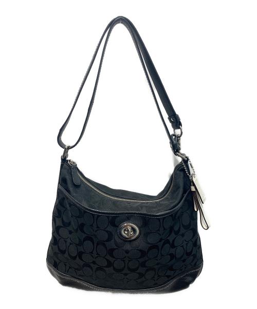 COACH（コーチ）COACH (コーチ) シグネチャーショルダーバッグ　F24032 ブラック サイズ:-の古着・服飾アイテム