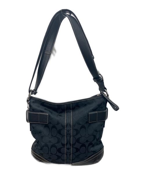 COACH（コーチ）COACH (コーチ) シグネチャーショルダーバッグ  F03574 ブラック サイズ:-の古着・服飾アイテム