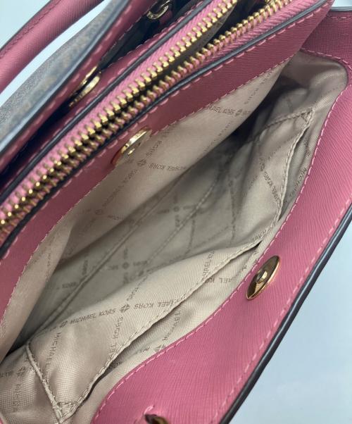 MICHAEL KORS（マイケルコース）MICHAEL KORS (マイケルコース) 2WAYバッグ　35T9GS7S1B ブラウン×ピンク サイズ:-の古着・服飾アイテム
