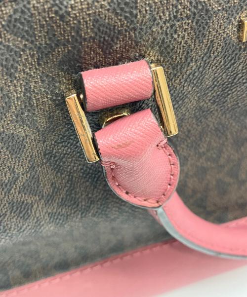 MICHAEL KORS（マイケルコース）MICHAEL KORS (マイケルコース) 2WAYバッグ　35T9GS7S1B ブラウン×ピンク サイズ:-の古着・服飾アイテム