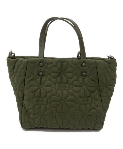 Kate Spade（ケイトスペード）Kate Spade (ケイトスペード) ティリー キルテッド スモール トート オリーブ サイズ:-の古着・服飾アイテム