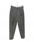 COMME des GARCONS HOMME PLUSコムデギャルソンオムプリュス）の古着「モヘヤブレンドスラックス　AD2001」｜グレー