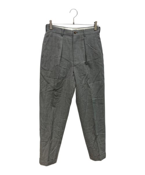 COMME des GARCONS HOMME PLUS（コムデギャルソンオムプリュス）COMME des GARCONS HOMME PLUS (コムデギャルソンオムプリュス) モヘヤブレンドスラックス　AD2001 グレー サイズ:Sの古着・服飾アイテム