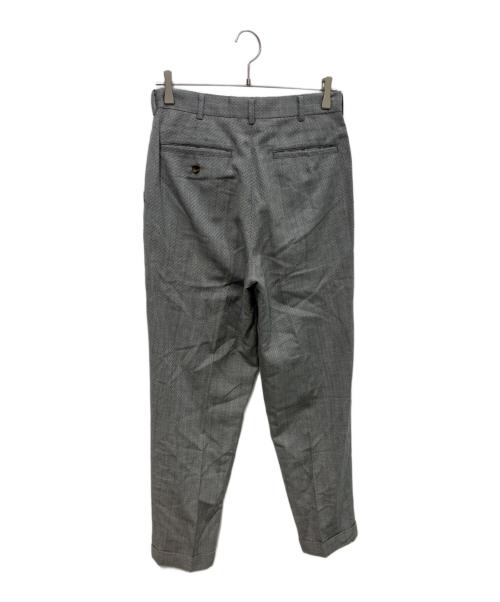 COMME des GARCONS HOMME PLUS（コムデギャルソンオムプリュス）COMME des GARCONS HOMME PLUS (コムデギャルソンオムプリュス) モヘヤブレンドスラックス　AD2001 グレー サイズ:Sの古着・服飾アイテム