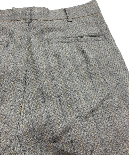 COMME des GARCONS HOMME PLUS（コムデギャルソンオムプリュス）COMME des GARCONS HOMME PLUS (コムデギャルソンオムプリュス) モヘヤブレンドスラックス　AD2001 グレー サイズ:Sの古着・服飾アイテム