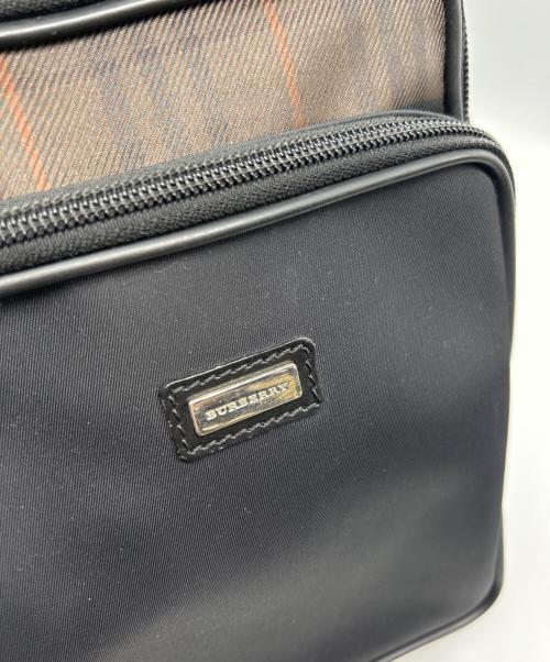 BURBERRY（バーバリー）BURBERRY (バーバリー) ナイロンショルダーバッグ　T-04-01 ブラック サイズ:-の古着・服飾アイテム